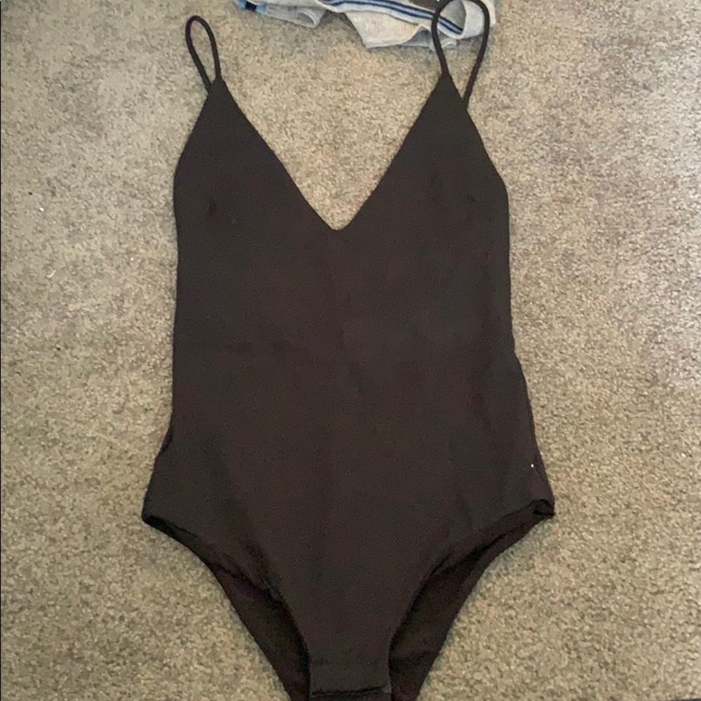 Backstage Black Bodysuit